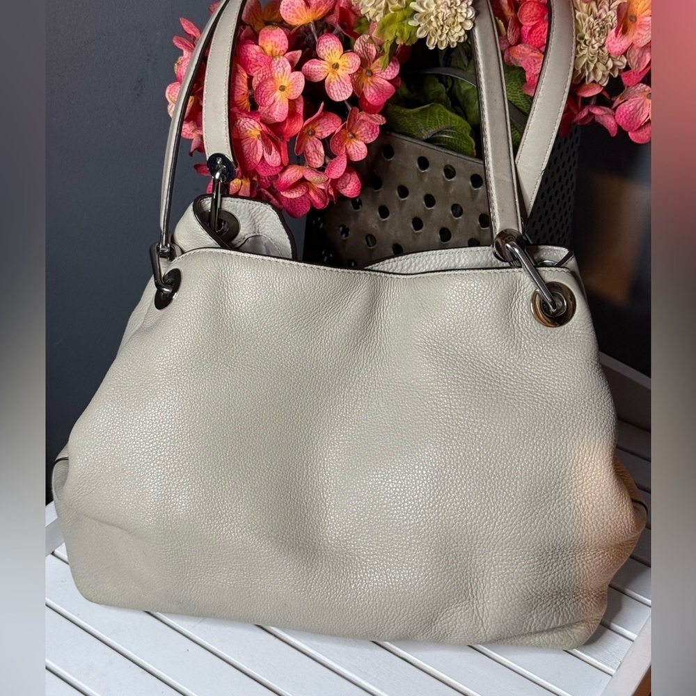Michael Kors Raven Triple Compartment Shoulder Bag Handbag Purse EUC